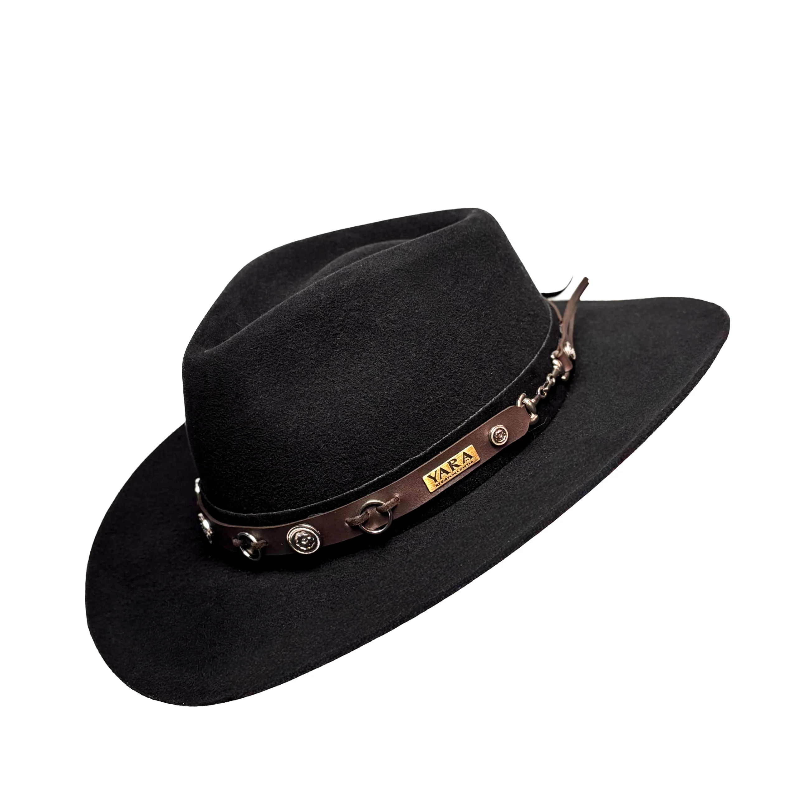 chapeu-fedora-suede-preto-bandana-marrom-yara-atelier